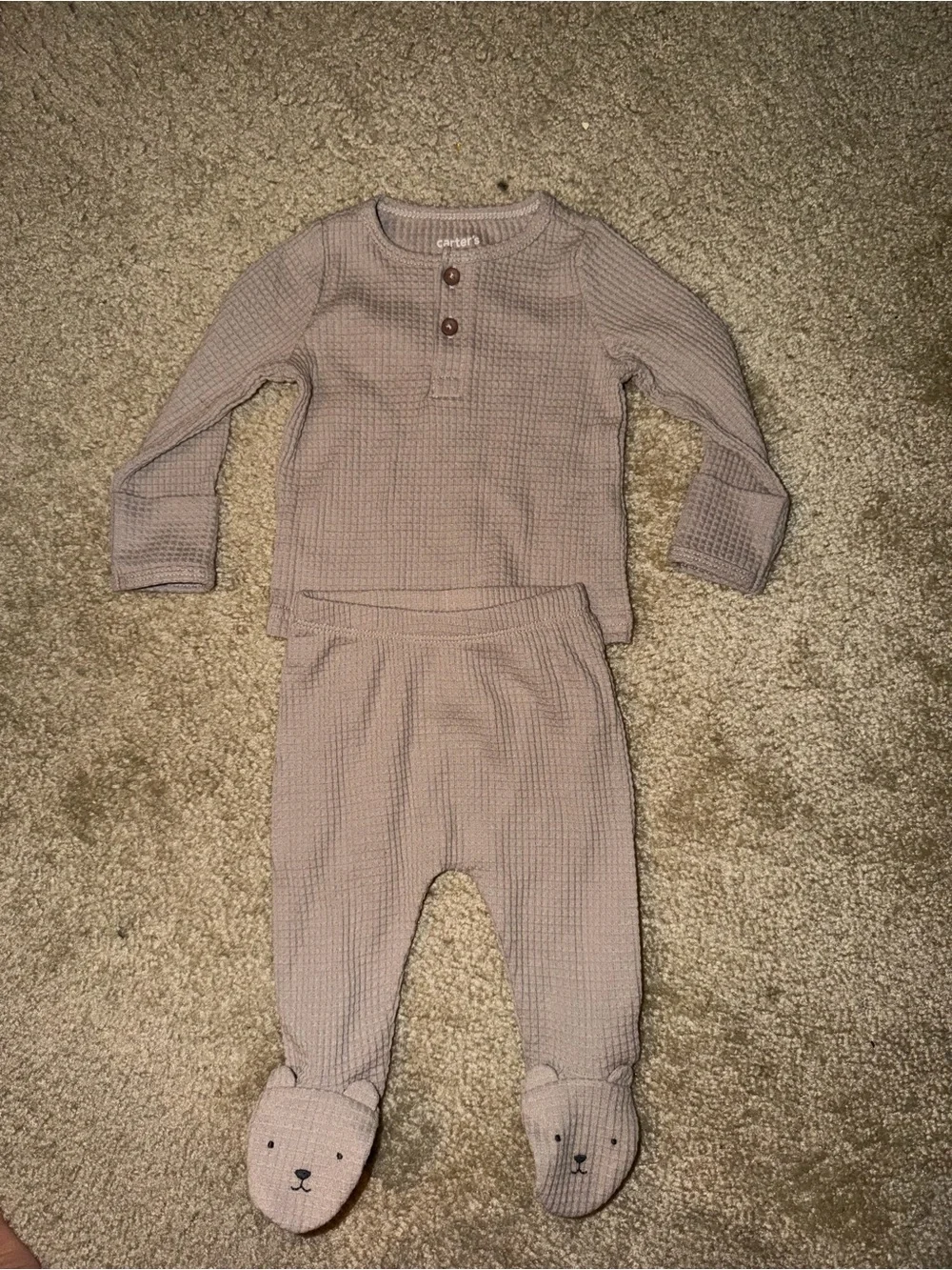 Baby Boys Mixed Clothing Bundle - Blue, Gray, Cream